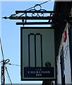 Sign for the Cricketers Inn, Longparish 