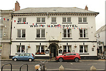 SX3384 : White Hart Hotel by Richard Croft