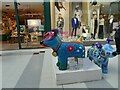 Two small snowdogs in Kingsgate shopping mall