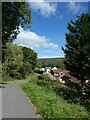 Taff Trail passing houses to the north of Aberfan