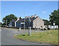 Cottages beside Afon Wen roundabout