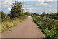 TQ6773 : Path by Thames and Medway Canal by N Chadwick