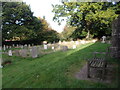 St Peter, High Cross: an autumnal churchyard