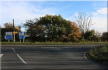 SP9441 : Junction on Cranfield Road by David Howard
