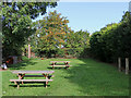 Outdoor facilities at the Smokey Cow in Beckbury