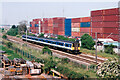 317 304 on down train at West Thurrock, 1999