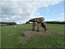 ST1072 : St Lythans burial chamber from west by David Smith