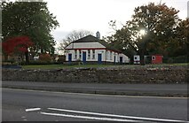 SP7862 : Community hall on Booth Lane South, Northampton by David Howard