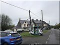 Entering Dinas Cross on the A487