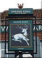 Sign for the White Hart