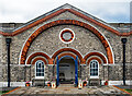 TQ4881 : Belvedere : Crossness Pumping Station entrance by Jim Osley