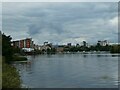 View up River Taff towards Grangetown