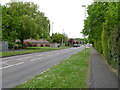 Path beside Rowner Road (B3334)