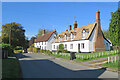 Great Thurlow: cottages on Bury Road