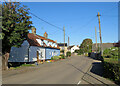 Balsham: cottages on West Wickham Road