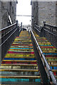 Back Wynd Stair towards Union Street, Aberdeen