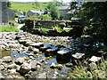 Stepping stones over Stainforth Beck