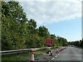 Closed lay-by on A4232 south of River Ely