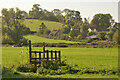 Small Footbridge in a Field, near Bleadney, Somerset