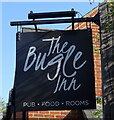 Sign for the Bugle Inn