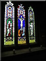ST5290 : Stained glass in St Tewdric by Neil Owen