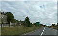 Distance board on A465 east of Dowlais Top