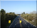 Looking west on the A31