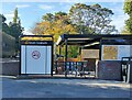 NZ2568 : Entrance to South Gosforth Station by Robert Graham