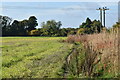 Path beside the railway, north of Pewsey