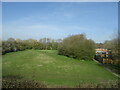 Green space near the Barge Canal, Romsey