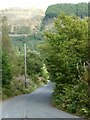 Tal Fechan valley and the road to Ystradgynwyn