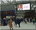NS5865 : Queen Elizabeth II tribute at Glasgow Central station by Thomas Nugent