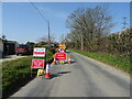 Road closure, Pallington