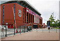 Anfield Stadium, The Main Stand (from Anfield Road)