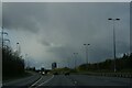 SJ9908 : Approaching junction T7 on the M6 Toll, westbound by Christopher Hilton