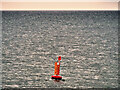 SD1703 : Liverpool Bay, Queen's Channel Marker Buoy Q2 by David Dixon