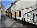 Looking down Fife Court