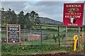 Gwatkin name sign, Moorhampton Park Farm, Herefordshire 