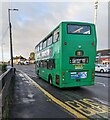 ST3090 : Green double-decker bus, Malpas Road, Newport by Jaggery