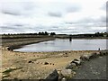 NZ0493 : Drought at Fontburn Reservoir by Leanmeanmo