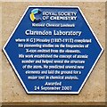 Blue plaque Clarendon Laboratory