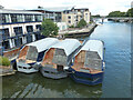 Three strange craft below Kingston Bridge