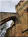 SO9445 : Buttress at Pershore Abbey by Mat Fascione