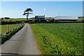 Road and farmland, St Columb Major