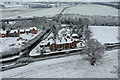 Russell Place in the snow