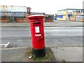 Wonky Queen Elizabeth II Postbox on Hall Lane, Bradford