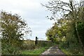 Diss, Walcot Green: Gated farm track