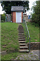 Sherborne Steam and Waterwheel Centre - outside lavatory