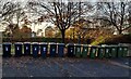 16 wheelie bins