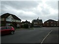 Approaching a bend in Brighton Road